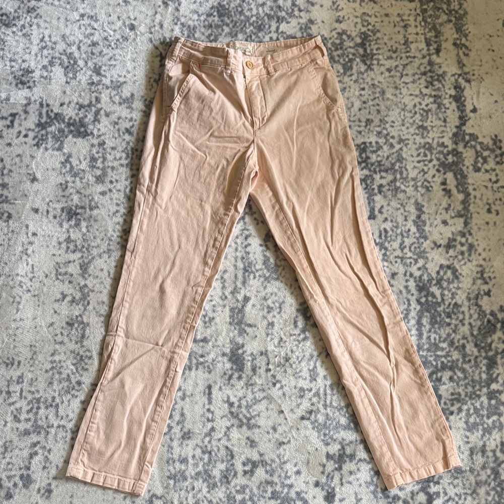 NWOT Anthropologie Light Pink Chino Pants
